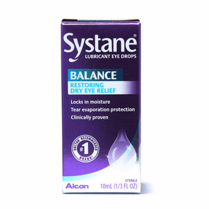 SYSTANE BALANCE  RESTORING DRY EYE RELIEF LUBRICANT EYE DROPS (1/3 FL OZ) 润眼眼药水 水分平衡修复版 10 ml