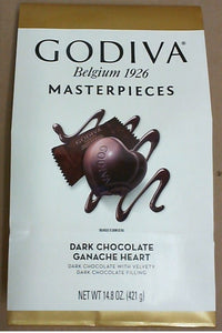 Godiva Dark Chocolate Ganache Hearts (14.8 oz)  黑巧克力 14.8安士