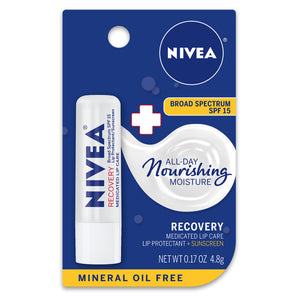 NIVEA Recovery Medicated Lip Care SPF 15 0.17 OZ 妮维雅修复医用护唇膏 4.8g