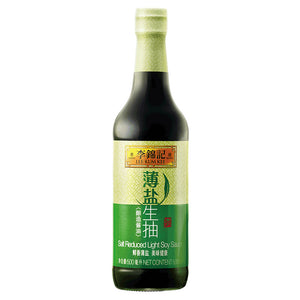 LEE KUM KEE Brand LESS SODIUM SOY SAUCE 16.9 Fl oz (500 mL)