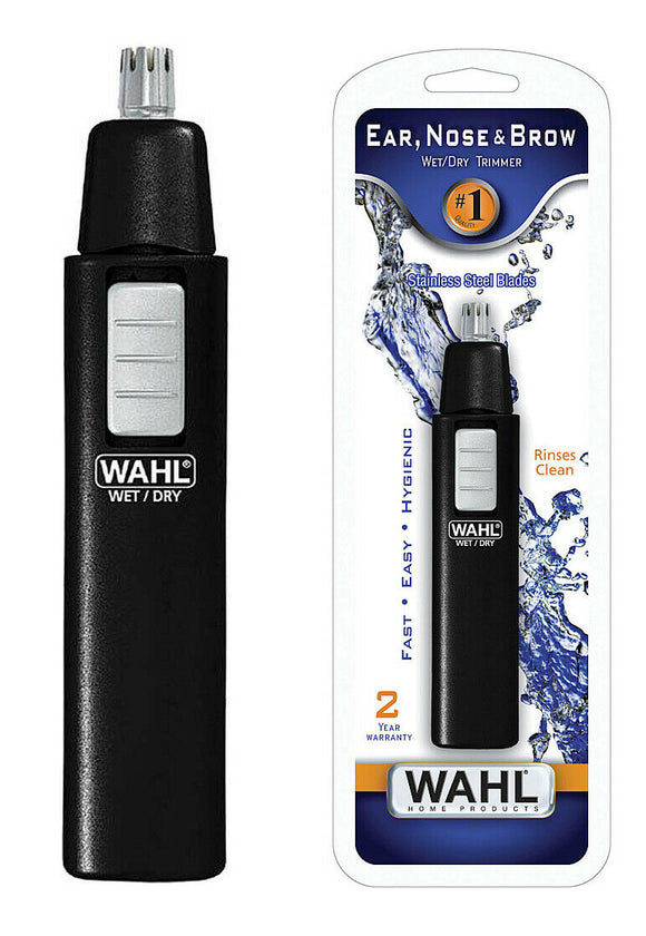 Wahl Brand NOSE, EAR & BROW Wet/Dry Trimmer (AA Battery)  鼻子, 耳朵和眉毛 (乾/濕) 修剪器