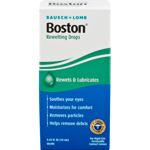 Bausch+Lomb Boston Brand Rewetting Drops 0.33 fl oz (10mL) 博士伦 润眼眼药水