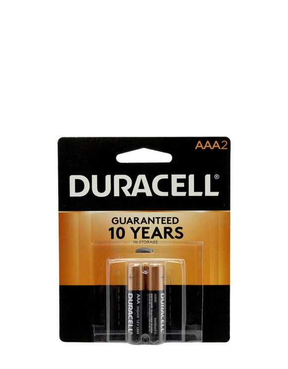 Duracell Coppertop AAA Batteries with Power Boost Ingredients, 2 Count Pack
