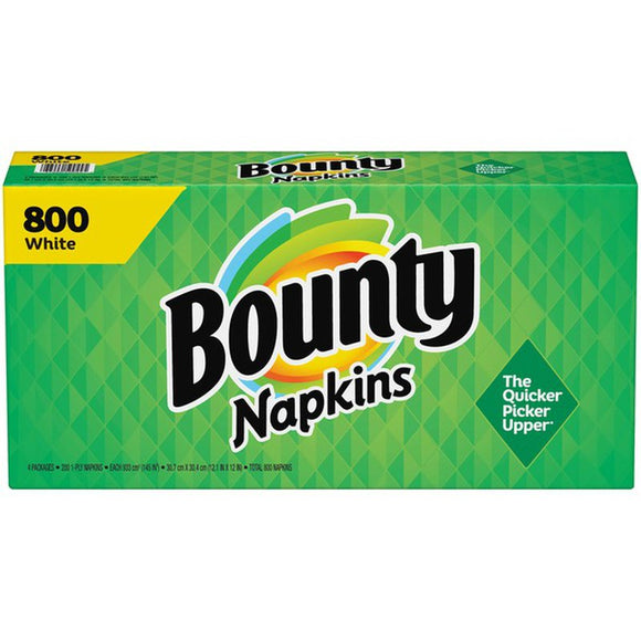 Bounty Napkins 800 White