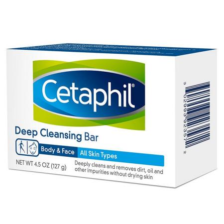 Cetaphil Deep Cleansing Face & Body Bar for All Skin Types (4.5 oz)  Cetaphil 適用於所有皮膚的深層清潔臉部和身體肥皂