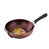 WAHEI Brand DIAROSSO Fry Pan #DR-8248 RED, 28cm (11 IN)  炒鍋 11英寸