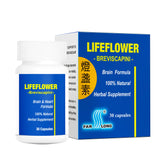 Far Long Brand LifeFlower (Breviscapini) 30 Capsules  發龍 燈盞素 30粒, 維護腦部健康, 增強記憶力