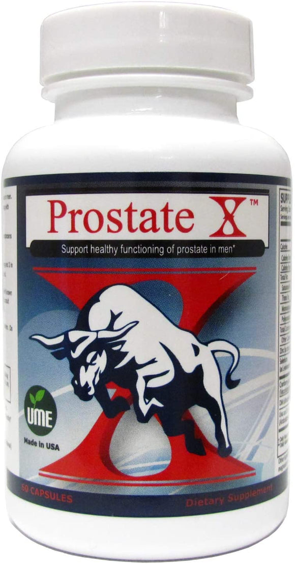 Prostate X, Supports healthy functioning of prostate in men, 60 Capsules  男性前列腺膳食補充劑 60粒