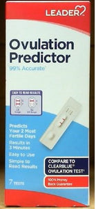 Leader Ovulation Predictor Test, 7 count