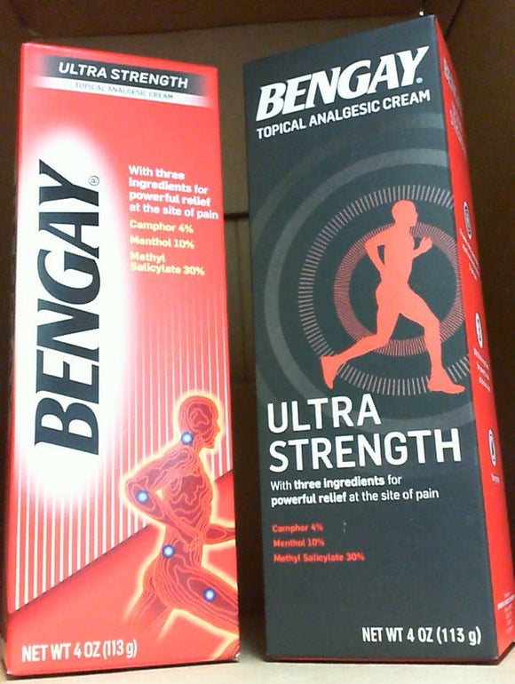 BENGAY Brand Ultra Strength, Topical Analgesic Cream, 4 oz (113g)  止痛膏 超强力