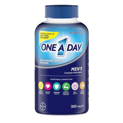One A Day Brand Men's Health Formula Complete Multivitamin Tablets, 300 Tablets  男士保健配方多種維生素片, 300粒