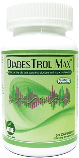 DiabesTrol Max, Supports glucose and sugar metabolism, 60 Capsules  無限康糖靈, 穩定血糖 60粒