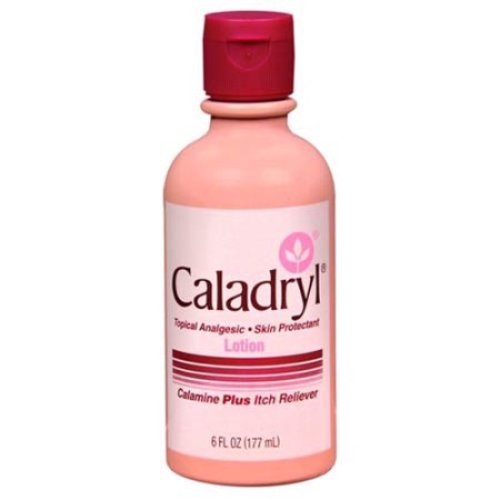 Caladryl Brand Skin Protectant Lotion, Calamine+Itch Reliever, 6 Fl oz (177 mL)  皮膚保護乳液+止癢藥