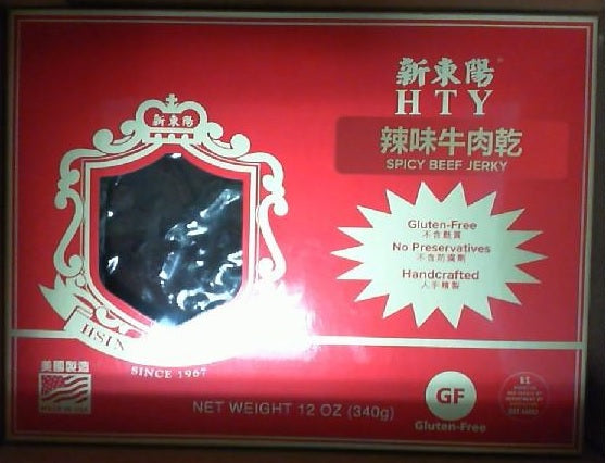 Hsin Tung Yang Brand Spicy Beef Jerky 12 oz (340g) 新東陽, 辣味牛肉乾
