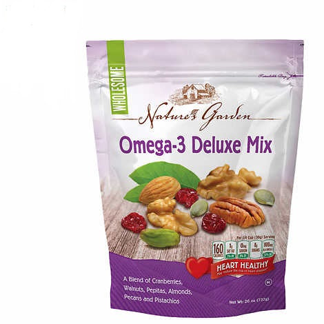 Nature's Garden Brand Omega-3 Deluxe Mix 26 oz  混合乾果/堅果, 含歐米加3