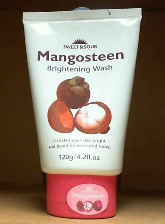 Sweet & Sour Brand Mangosteen, Brightening Wash, Face Wash Cream 120g  山竹亮白潔面乳