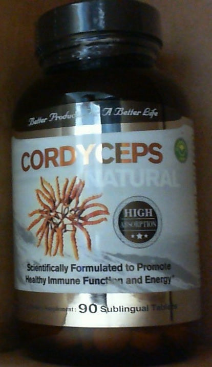 Confidence USA Brand Cordyceps Natural, 90 Tablets   天然蟲草丸 90粒