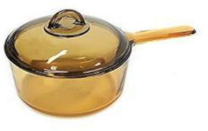 Luminarc Brand Blooming Heat-resistant Glass Cooking Saucepan 1.5 L (Flat) 耐熱玻璃烹飪鍋 1.5升