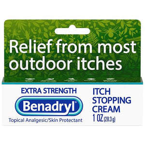 Benadryl Extra Strength Itch Relief Cream Topical Analgesic - 1oz