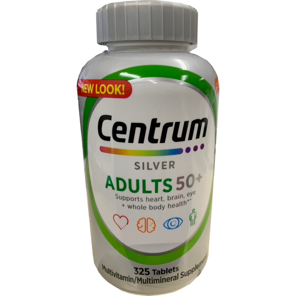 Centrum Silver Adults 50+ Multivitamin, 325 Tablets