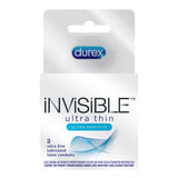 Durex Brand Invisible Ultra-Thin And Ultra-Fine Sensitive Latex Condoms 3 Count 杜蕾斯 隐形超薄避孕套 3支装
