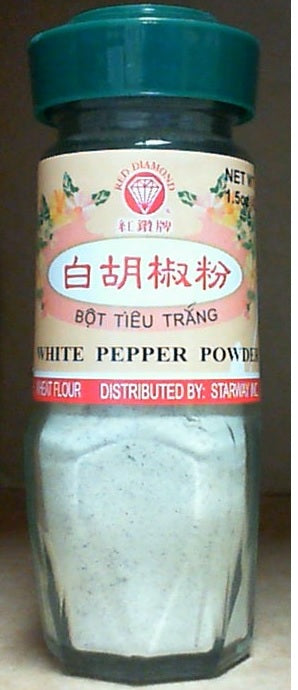 WHITE PEPPER POWDER (1.5 oz) Red Diamond Brand  白胡椒粉 1.5安士