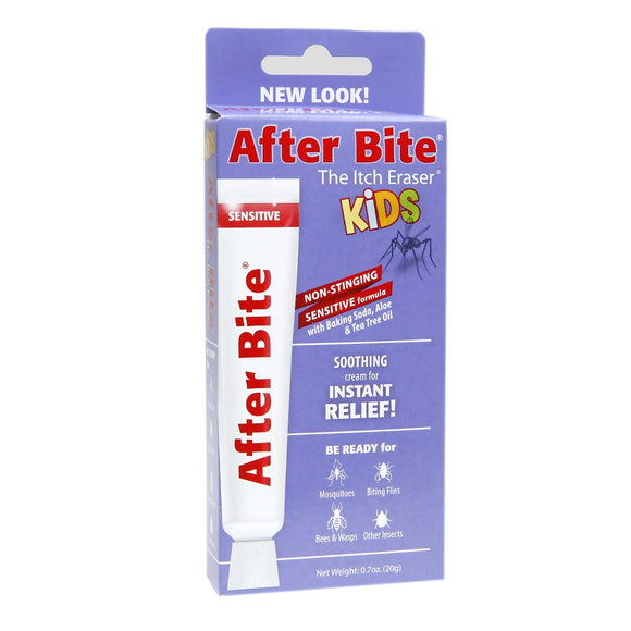After Bite Brand Kids, The Itch Eraser Kids with Baking Soda, Aloe & Tea Tree Oil 0.70 oz 蚊虫叮咬橡皮擦 儿童版 含有小苏打，芦荟和茶树油 20g