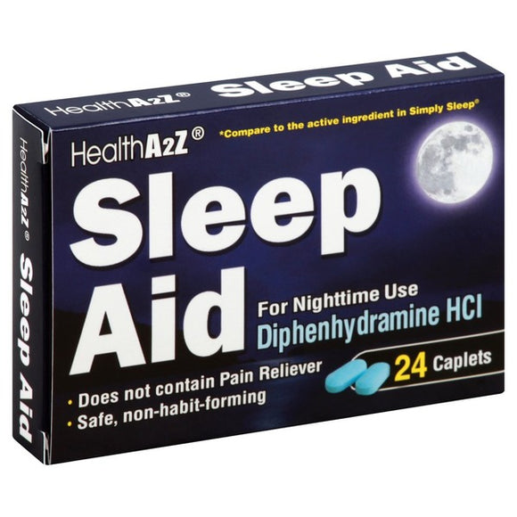 HealthA2Z Brand SLEEP AID 24 Caplets  安神睡眠药 24片