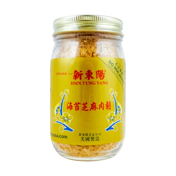 Hsin Tung Yang Brand Minced Pork With Sesame Seed & Seaweed, 5 oz (142g)  新東陽 海苔芝麻肉鬆