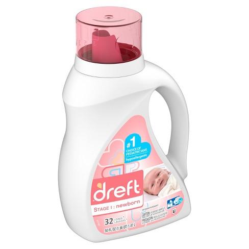 Dreft Brand Stage 1: Newborn Baby Liquid Laundry Detergent, 32 Loads, 50 Fl oz  初生嬰兒液態洗衣液
