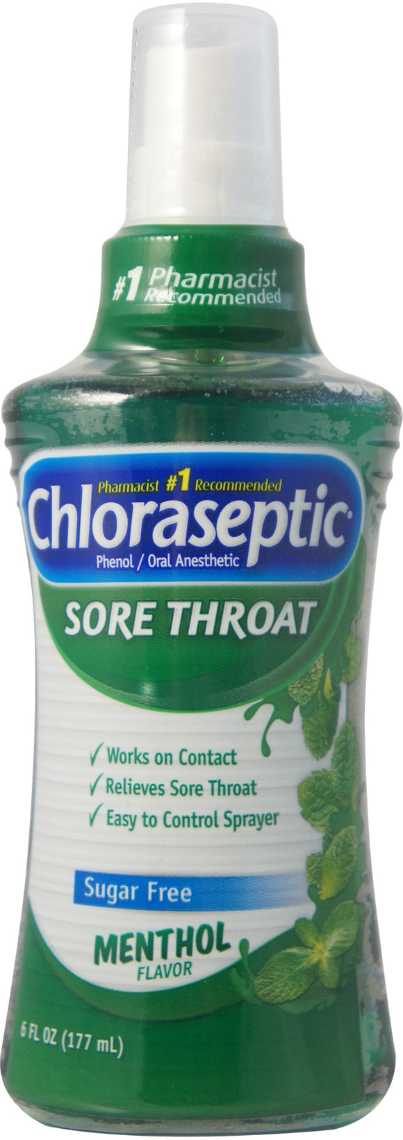 CHLORASEPTIC SORE THROAT SPRAY MENTHOL 6 OZ