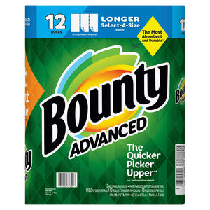 BOUNTY ADVANCED 12 ROLL COSTCO