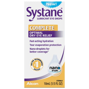 SYSTANE COMPLETE DRY EYE RELIEF LUBRICANT DROPS 0.33 OZ