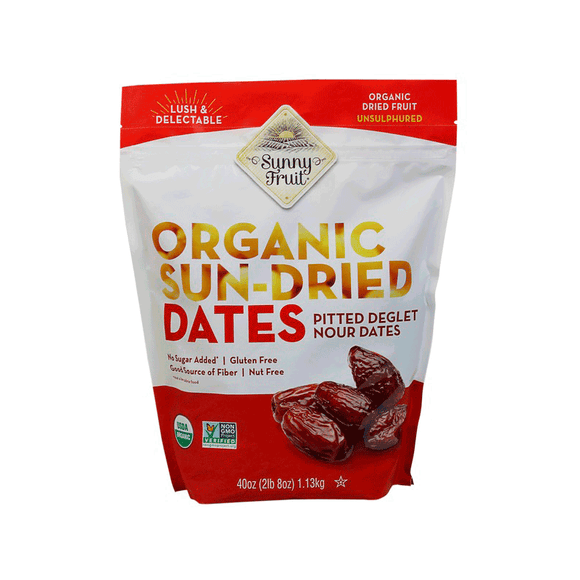 Sunny Fruit Organic Sun-Dried Dates (40 oz) 2 lb 8 oz 有机干大枣 1.13 kg