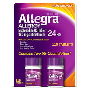 Allegra Allergy Non-Drowsy, 110 Tablets