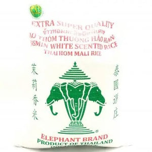 Elephant Brand Jasmine White Scented Rice 25 LB