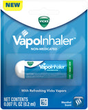 Vicks Brand VapoInhaler Portable Non-Medicated Nasal Inhaler, Menthol 便携式非药物鼻吸入器，薄荷醇