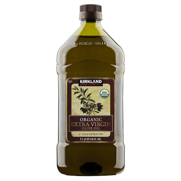 Kirkland Signature Brand Organic Extra Virgin Olive Oil, 2 L  有機橄欖油, 特級初榨 2升