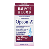 Opcon A Bausch & Lomb Allergy Relief Eye Drops - 0.5oz