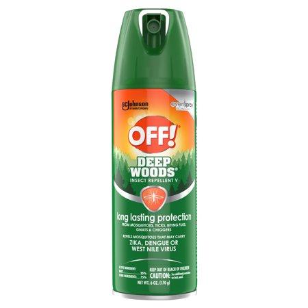Johnson Brand Off! Deep Woods, Insect Repellent V, 6 oz (170g) Cans  驅蟲噴霧劑