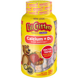 L'il Critters Brand Kids Calcium Gummy Bears with Vitamin D3 , 150ct 儿童钙+维他命D3 150粒装
