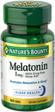 NATURE'S BOUNTY MELATONIN 1MG TABLETS 180 CT