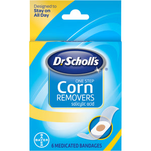 Dr. Scholl's Brand One Step Corn Remover Bandages, 6 Count  除茧鸡眼贴 6片装