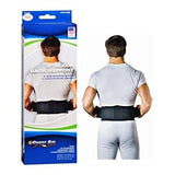 SPORT AID 6"BLACK BACK SUPPORT
