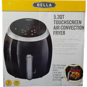 BELLA 5.3 Qt Air Fryer (1750 Watt)