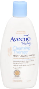 AVEENO Baby Brand Cleansing Therapy Moisturizing Wash 8 oz (236g)  婴儿保湿沐浴露
