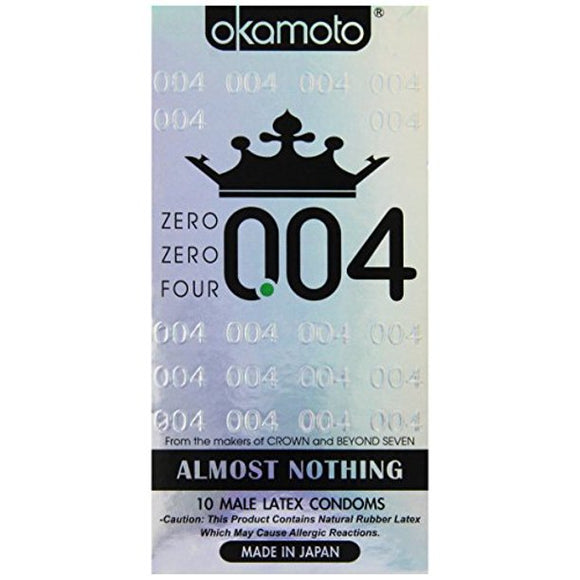 OKAMOTO Brand 004 CONDOMS 10 CT  岡本004避孕套 10片装