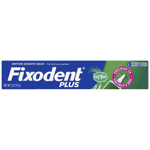 Fixodent Plus Brand Scope Flavor, Denture Adhesive Cream 2 oz 957G)  假牙粘合剂
