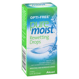 Opti-Free Brand Pure Moist Rewetting Drops - 0.4 fl oz (12ml) 隐形眼镜净纯保湿滴眼液