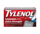 Tylenol Extra Strength Rapid Release Gelcaps 24 Caps